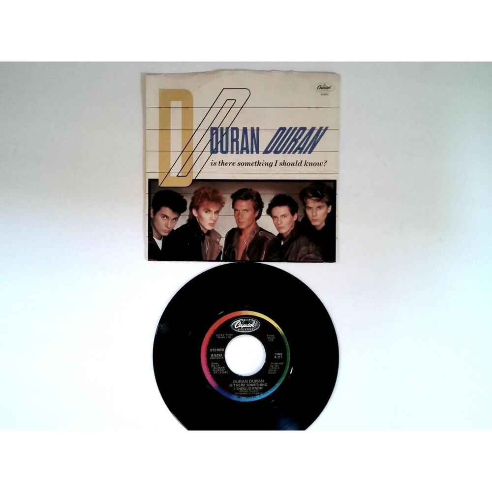 Duran Duran Is There Something I Should Know/Careless Memories 45 RPM New Wave
